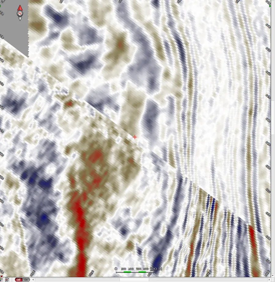 Time slice across the merged Kaka and Maui volume